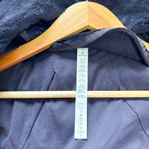 NWOT Lululemon Glyde Scuba Hoodie Jacket Boysenberry Purple Size 4 - Picture 7 of 12